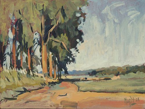 Landweg nabij Uikhoven, België