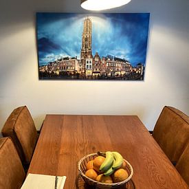 Customer photo: Utrecht Dom tower by Paul Piebinga, on canvas