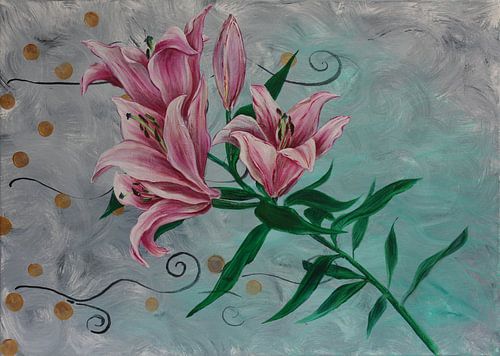 Pink Lilies