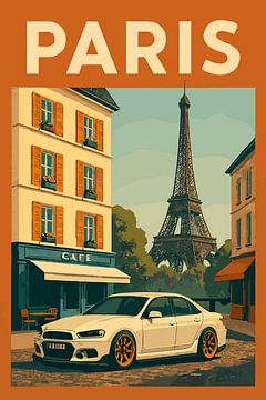 Vintage Travel Paris, France