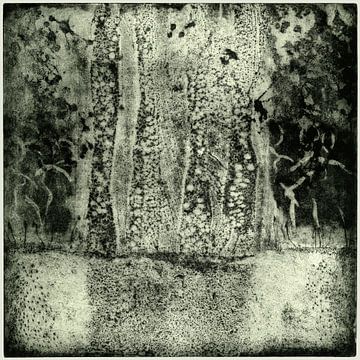 Clearing, Etching by Helga Pohlen - ThingArt
