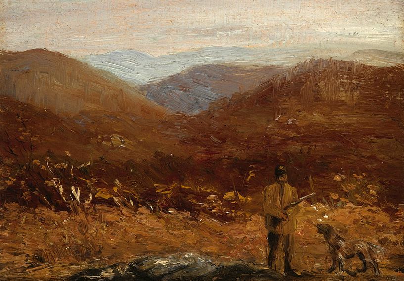 Man with Dog (The Hunter), William Glackens by Masterful Masters