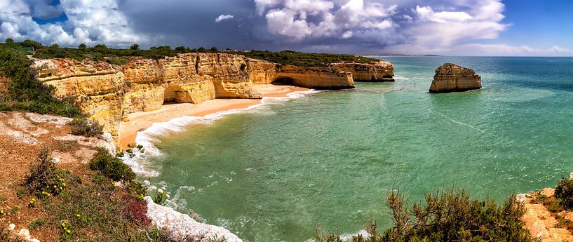Paysage côtier de l'Algarve par Dirk Rüter