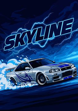 Nissan Skyline van Leader Fc