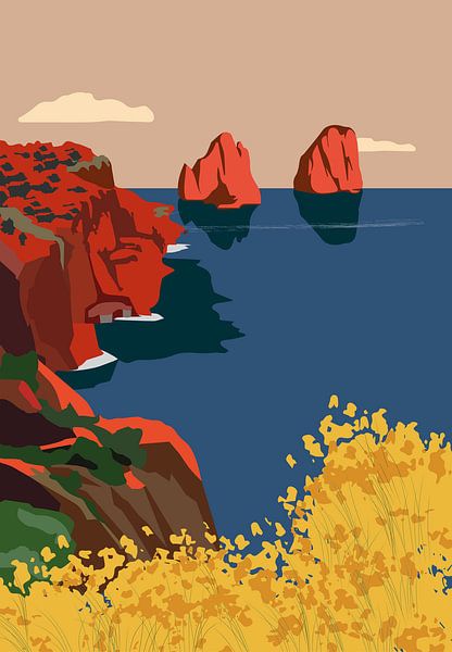Capri, Italy by Anna Khachtrian