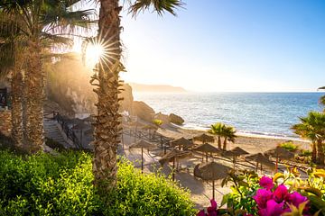 Nerja beach on the Costa del Sol by Voss photography
