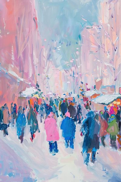 Festive Market by Wonderful Art