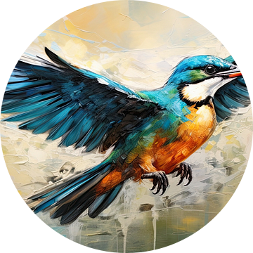 IJsvogel schilderij
