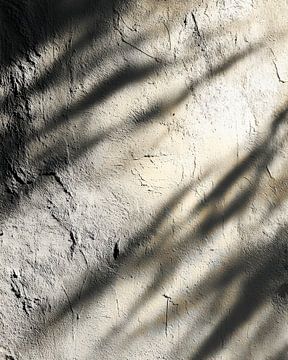 Zonschaduw in betonnen stilte van Vlindertuin-Art