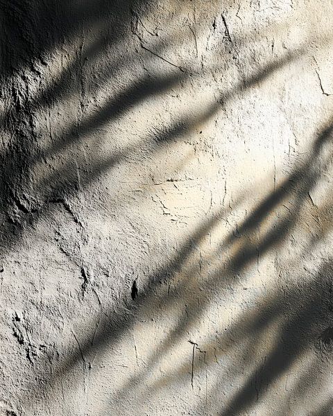 Sonnenschatten in betonierter Stille von Vlindertuin-Art