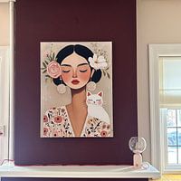 Photo de nos clients: Quand votre compagnon de méditation est un chat par Carla Van Iersel, sur ArtFrame