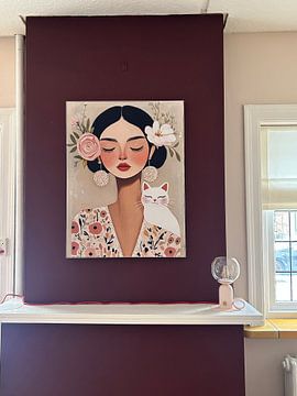 Customer photo: When Your Meditation Buddy Is a Cat by Carla Van Iersel