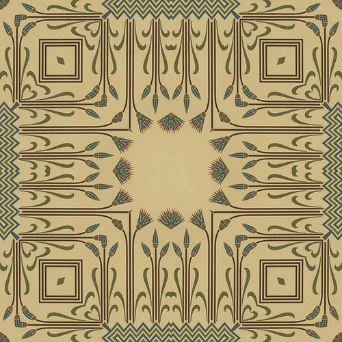 Art Deco-motief (gezien bij vtwonen) van Andrea Haase