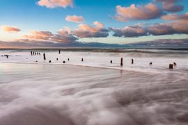 Die Ostseeküste an einem stürmischen Tag