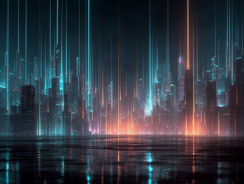 Réflexion sur le néon par Danny van Eldik - Perfect Pixel Design