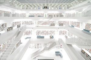 The library of Stuttgart by Wil Crooymans