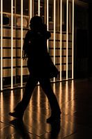 Silhouet met tegenlicht