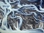 Rivier Delta Texturen van IJsland #20 van Keith Wilson Photography thumbnail