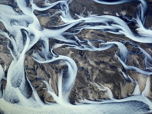 River Delta Textures of Iceland #20