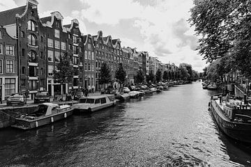 Amsterdam in Schwarz und Weiß von Apple Brenner