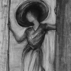 A woman waiting for.....? by Ineke de Rijk
