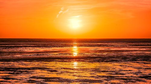 Coucher de soleil avant Föhr