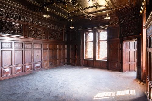 Chambre dans le palais abandonné.