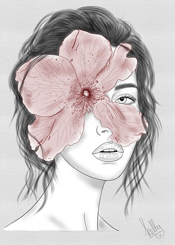 Flower Girl. Hinter Blütenblättern verbirgt sich eine stille Kraft, in der Verletzlichkeit, Schönheit und Selbstfindung zu einem zeitlosen Porträt der Hoffnung verschmelzen.