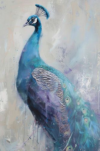 Paon bleu
