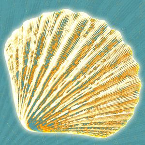 Goldene Muschel