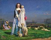 Ford Madox Brown. Pretty Baa-Lambs von 1000 Schilderijen Miniaturansicht