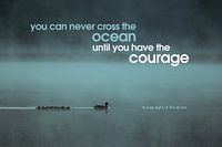 Quote: You can never cross the ocean......