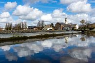 Hollandse lucht in Overschie, Rotterdam van Michel van Kooten thumbnail