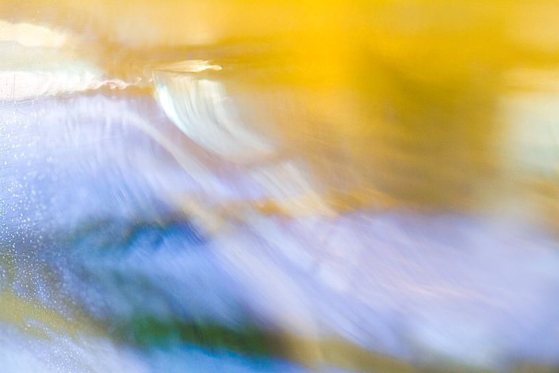 Solar blue - abstract photography by QEIMOY