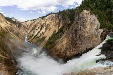 Lower Falls, Yellowstone National Park, USA by Jeroen van Deel