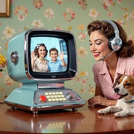 Retro Videocall Delight by Retrotimes