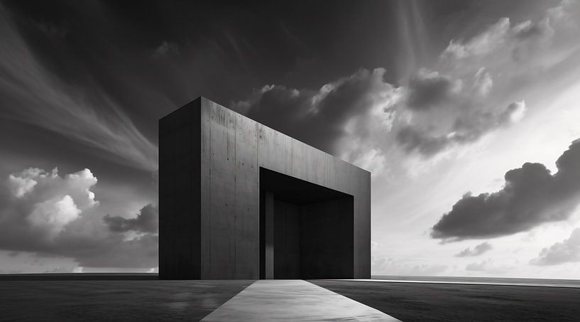 Moderne Architektur von fernlichtsicht