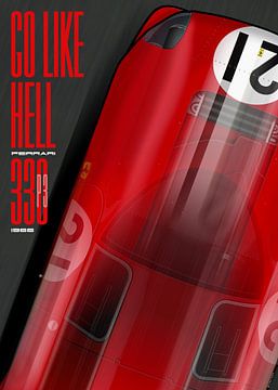 Go like Hell 330P3 Le Mans 1966 by Theodor Decker
