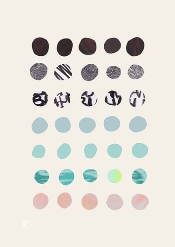 Piece by Peace Teal by Henriette Visscher