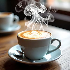 heiße Tasse Cappuccino