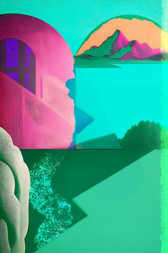 Surrealist landscape