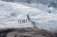 Gletscherwanderung auf dem Vatnajokull von Menno Schaefer Miniaturansicht