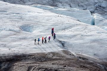 Gletsjerwandeling op Vatnajokull von Menno Schaefer