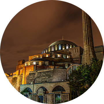 Hagia Sophia 's nachts van Oguz Özdemir