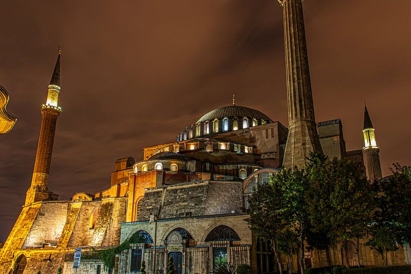Hagia Sophia bei Nacht von Oguz Özdemir