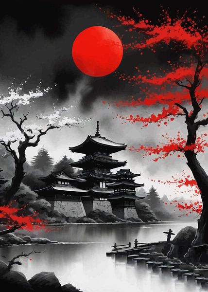 Japans landschap 4 van MIROKKU