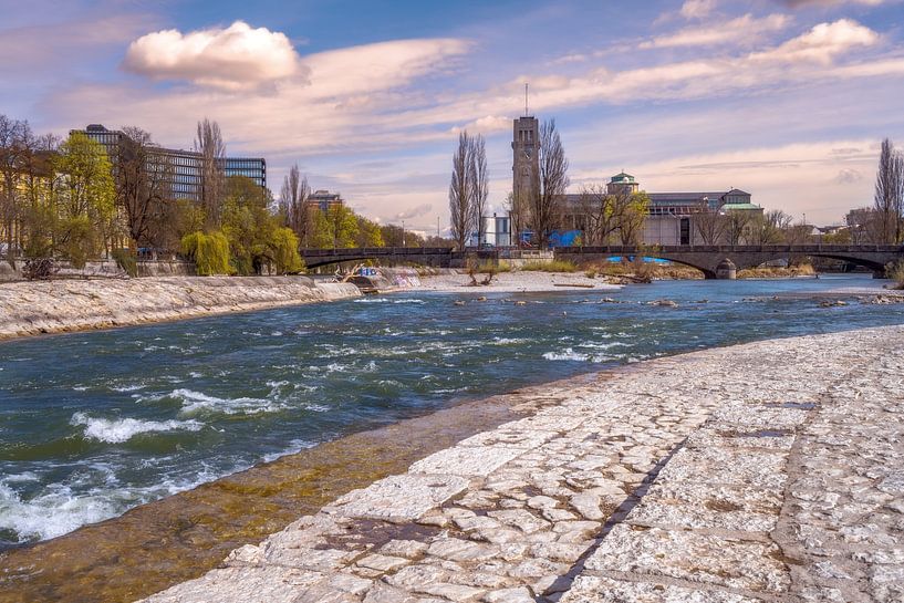 Munich on the Isar by ManfredFotos