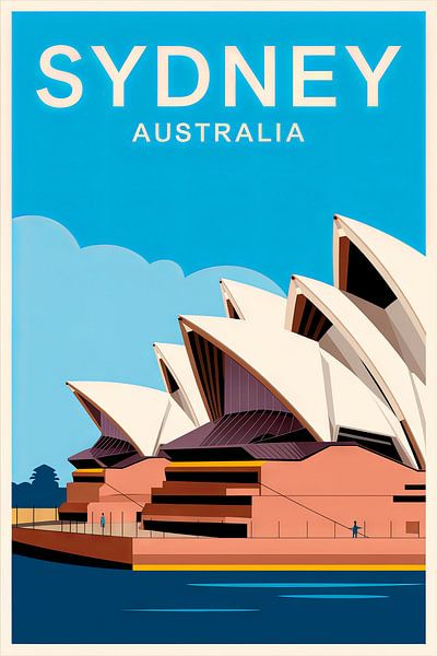 Sydney, Australia. by Poster Art Shop