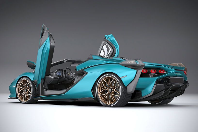 Lamborghini Sian Roadster van Gert Hilbink