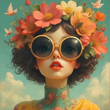 TW living - woman flowertime by TW living